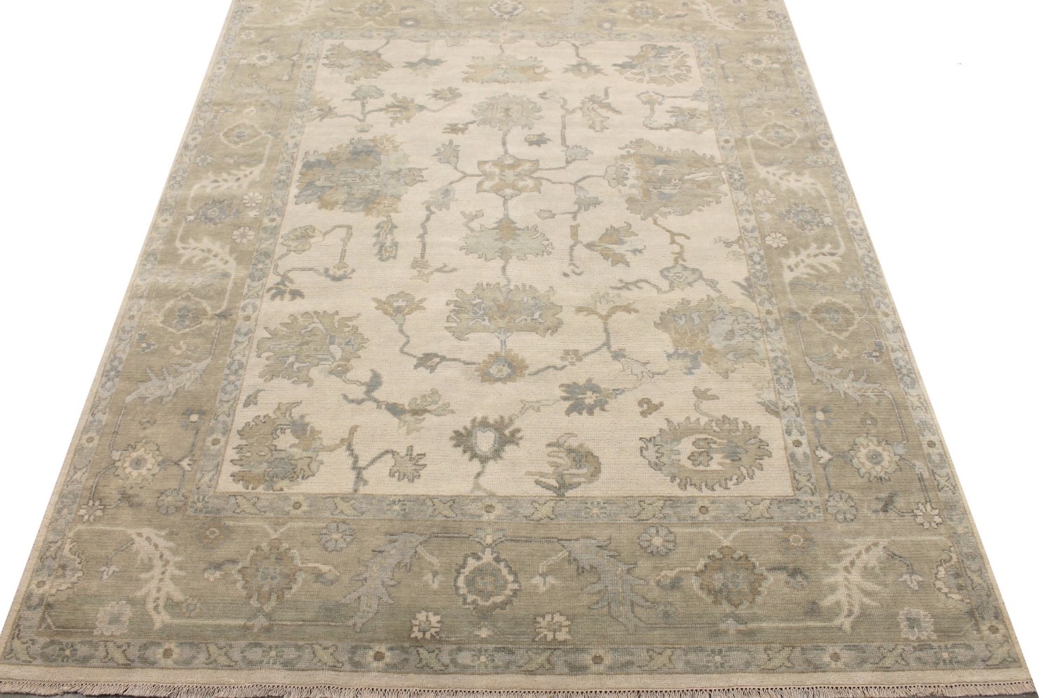 8x10 Oushak Hand Knotted Wool Area Rug - MR028888