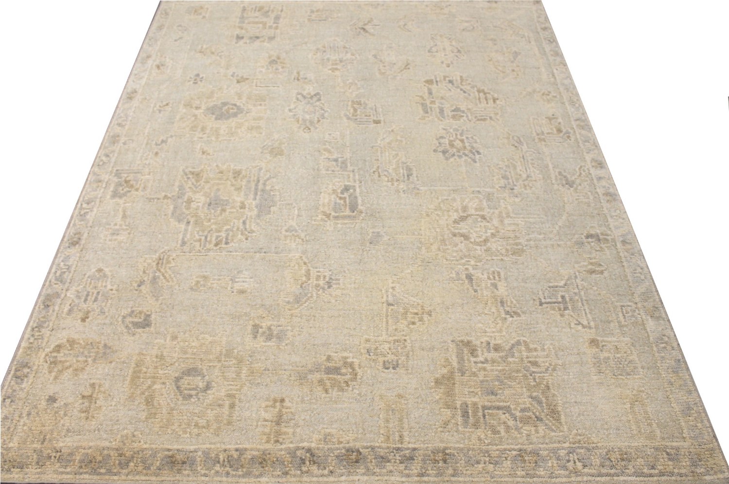 9x12 Oushak Hand Knotted Wool Area Rug - MR028901