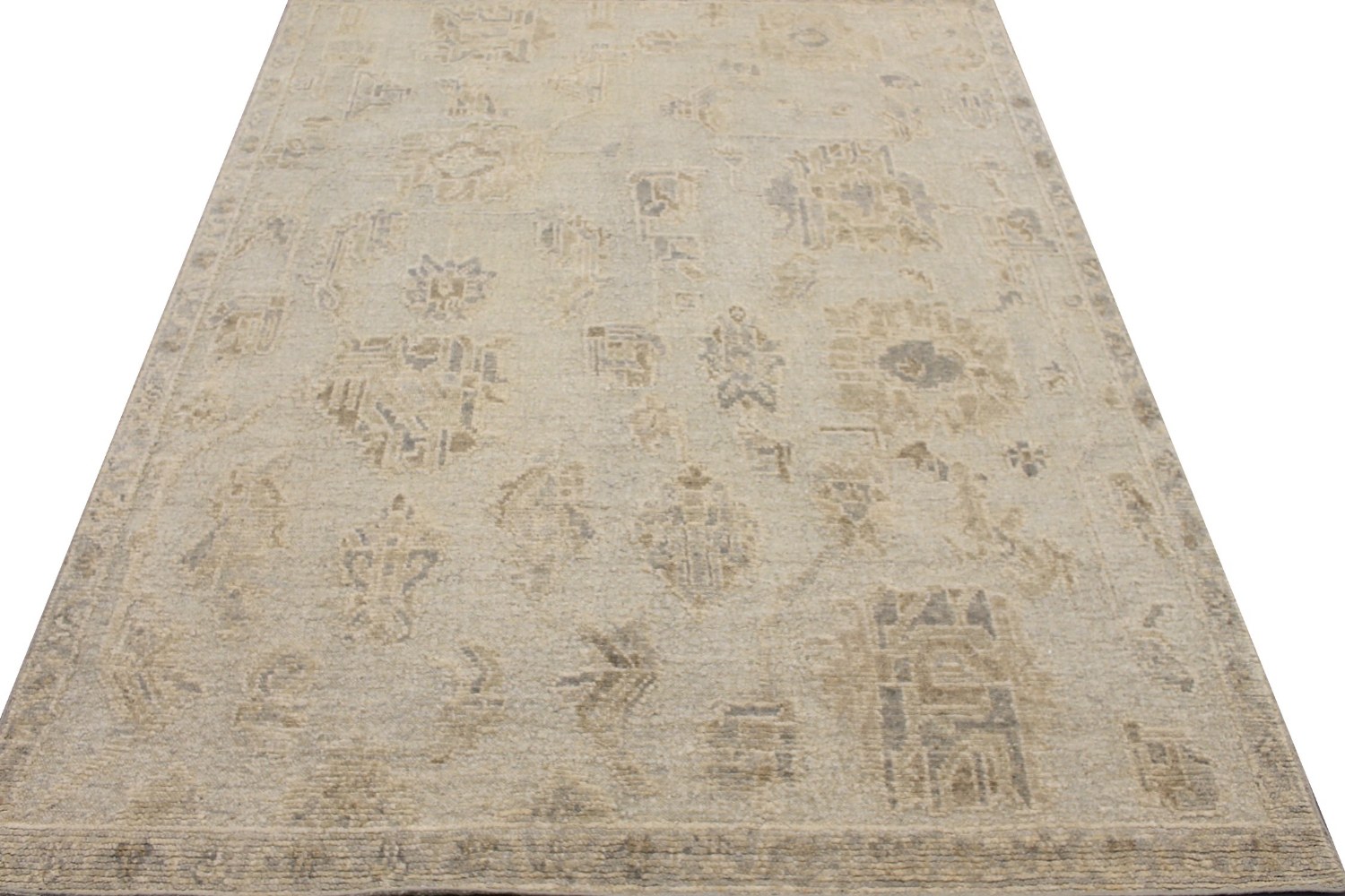9x12 Oushak Hand Knotted Wool Area Rug - MR028901