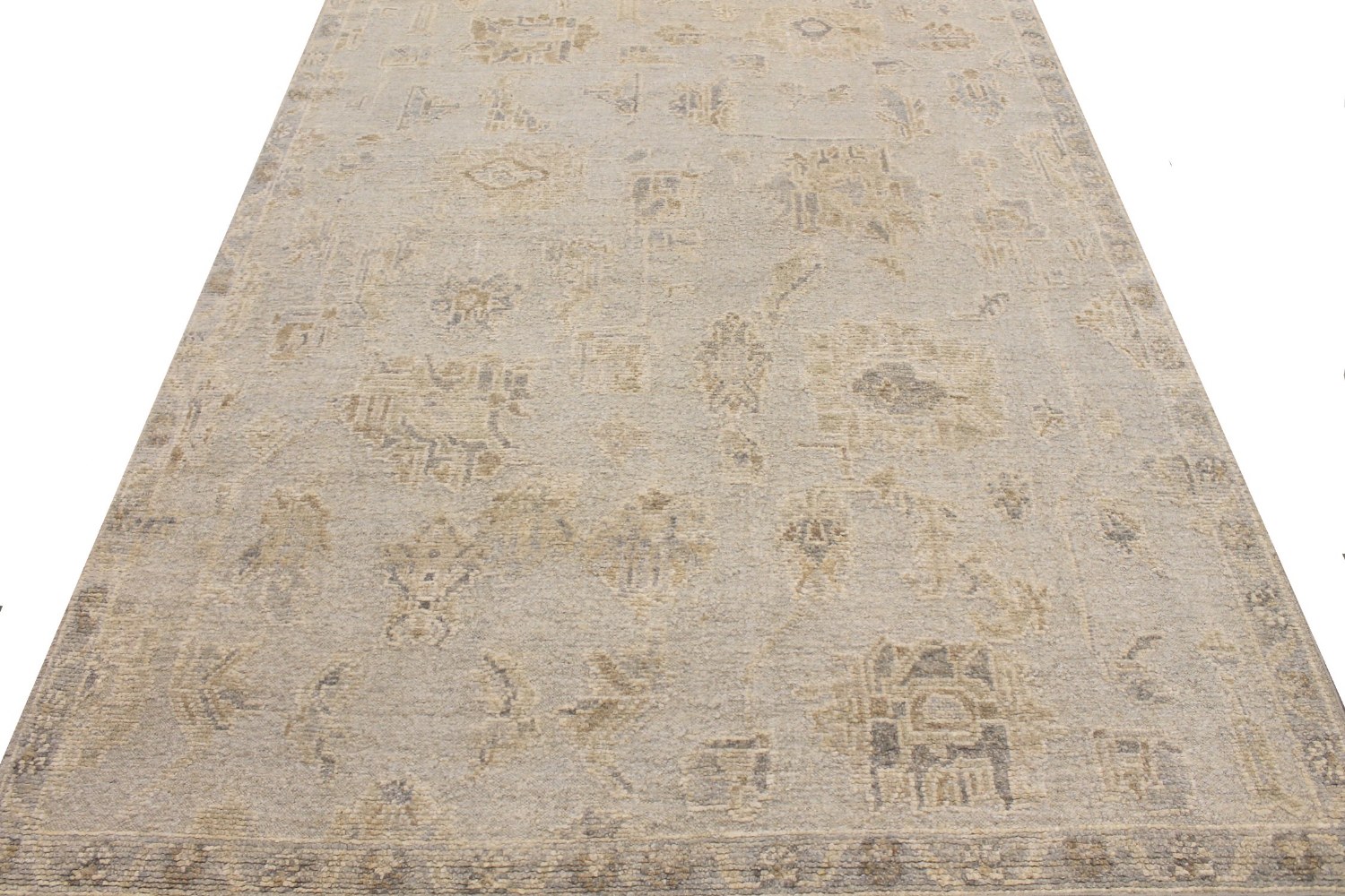 10x14 Oushak Hand Knotted Wool Area Rug - MR028902