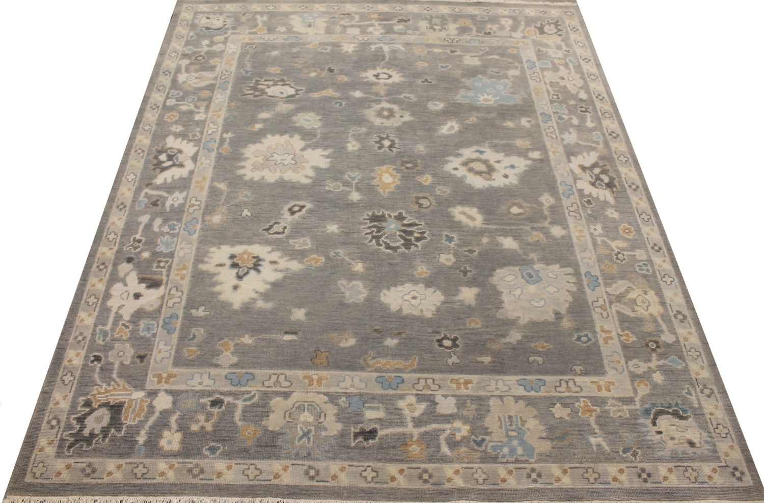 8x10 Oushak Hand Knotted Wool Area Rug - MR028922