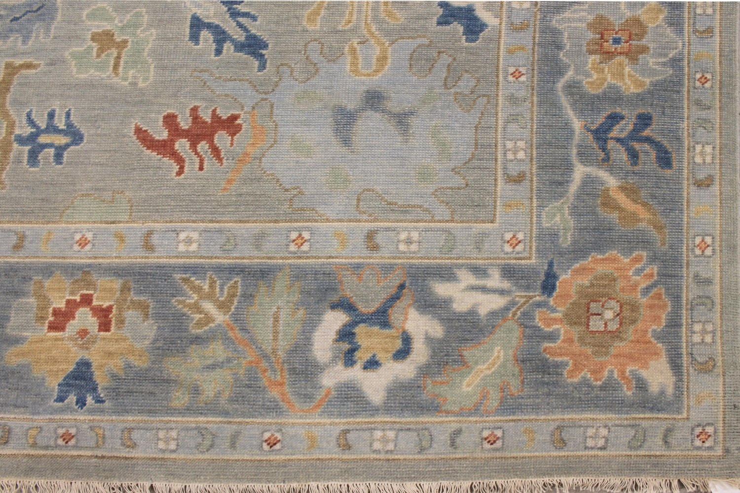 8x10 Oushak Hand Knotted Wool Area Rug - MR028934