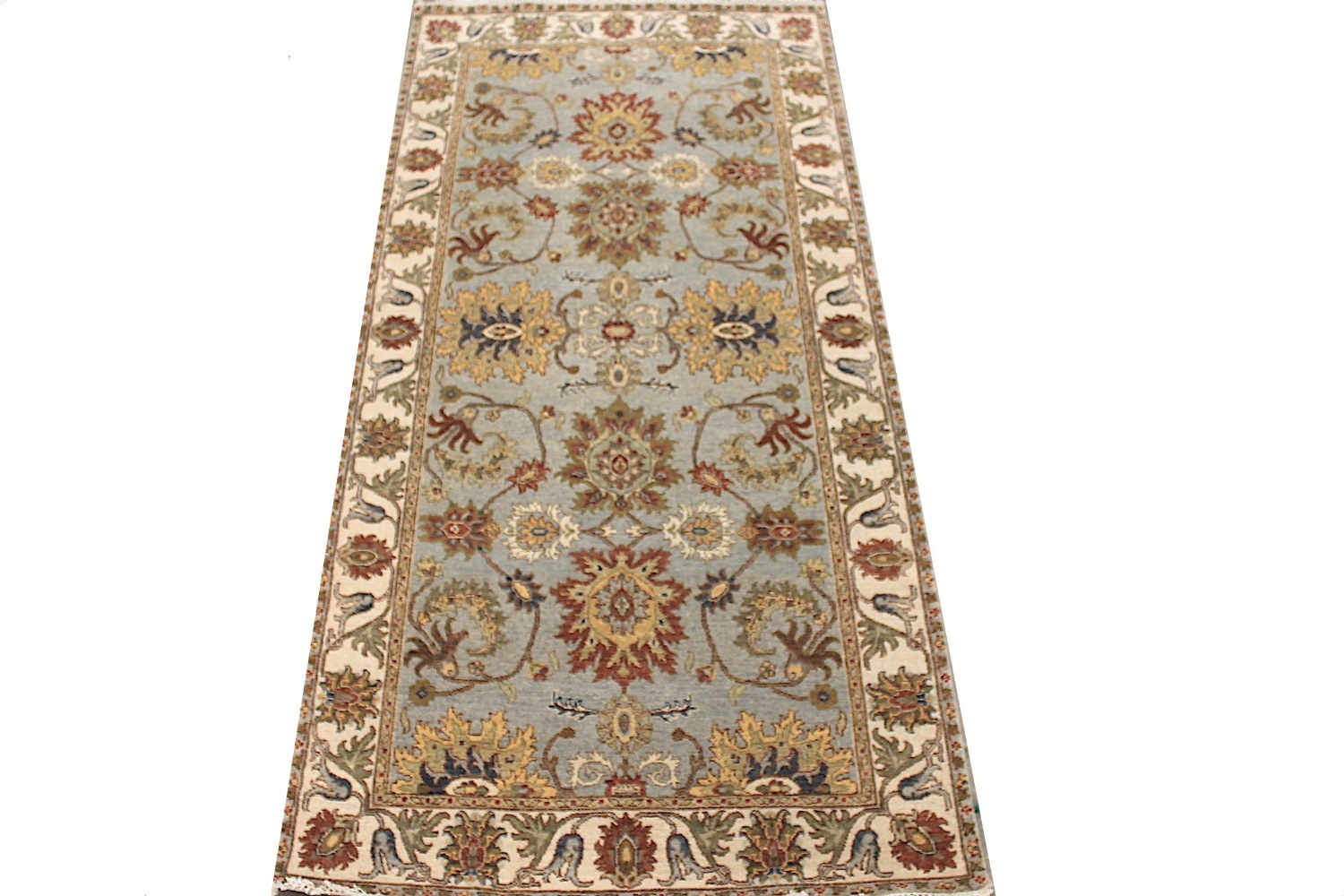Wide Runner Traditional Hand Knotted Wool Area Rug - MR028983