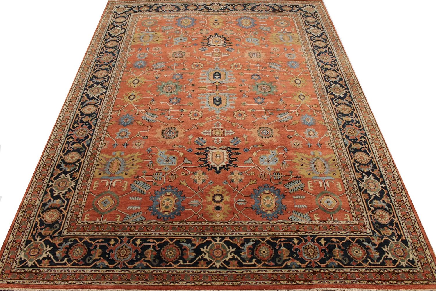 5x7/8 Traditional Hand Knotted Wool Area Rug - MR029117