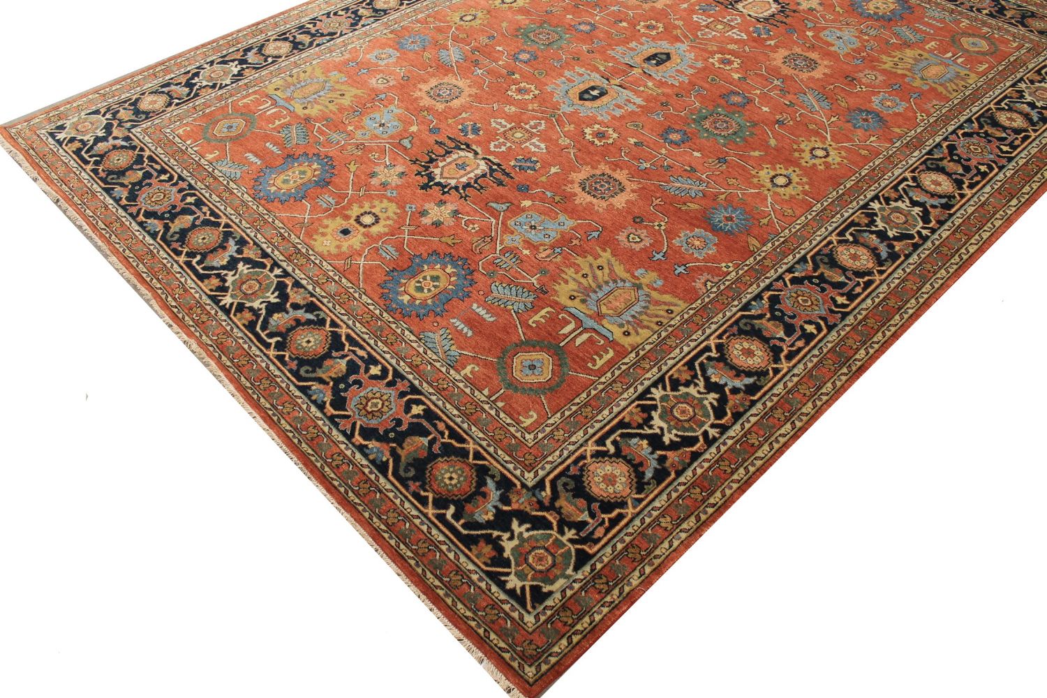 5x7/8 Traditional Hand Knotted Wool Area Rug - MR029117