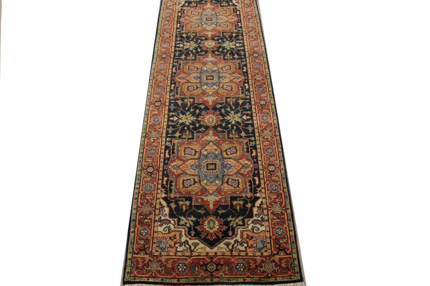 9x12 Heriz/Serapi Hand Knotted Wool Area Rug - MR029118