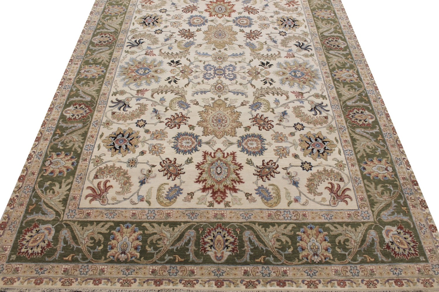 9x12 Traditional Hand Knotted Wool Area Rug - MR029155