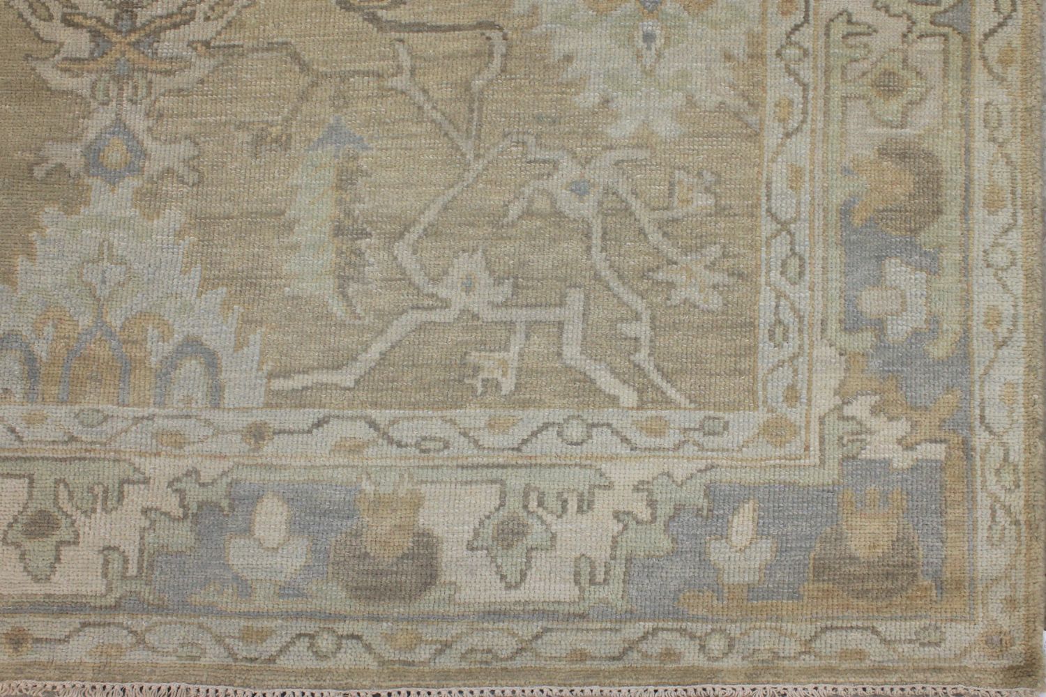 9x12 Oushak Hand Knotted Wool Area Rug - MR029190