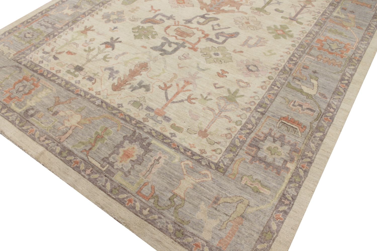 10x14 Oushak Hand Knotted Wool Area Rug - MR029217