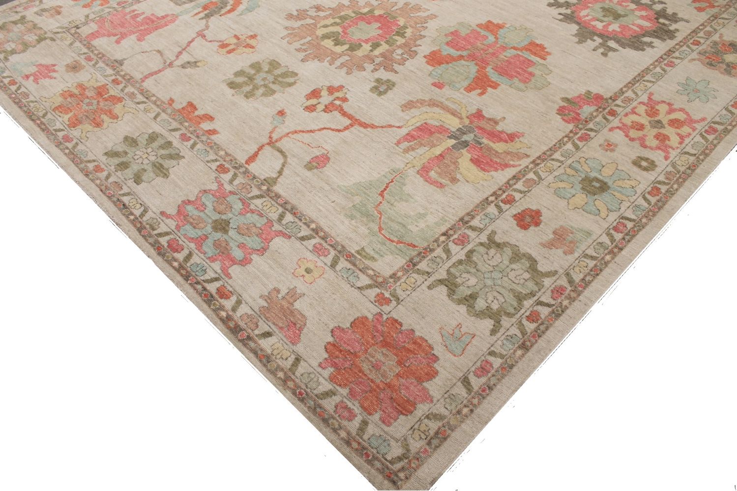 OVERSIZE Oushak Hand Knotted Wool Area Rug - MR029236