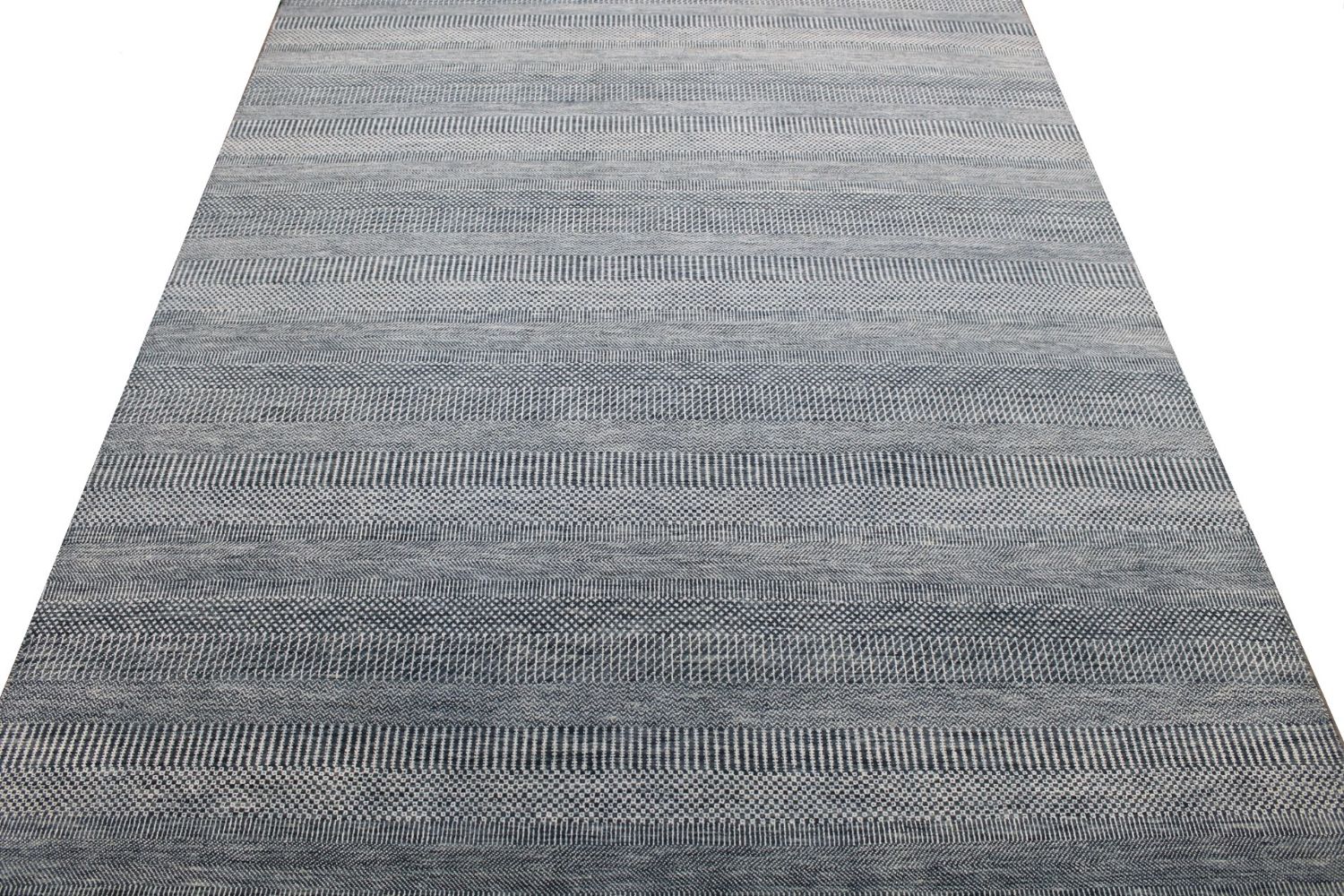 8x10 Casual Hand Knotted Wool Area Rug - MR029362