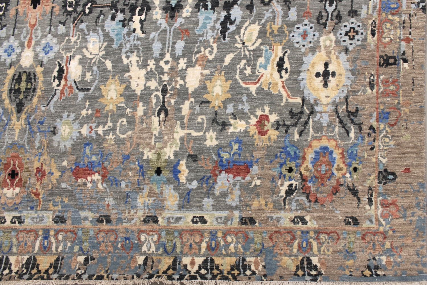 10x14 Transitional Hand Knotted Wool Area Rug - MR029381