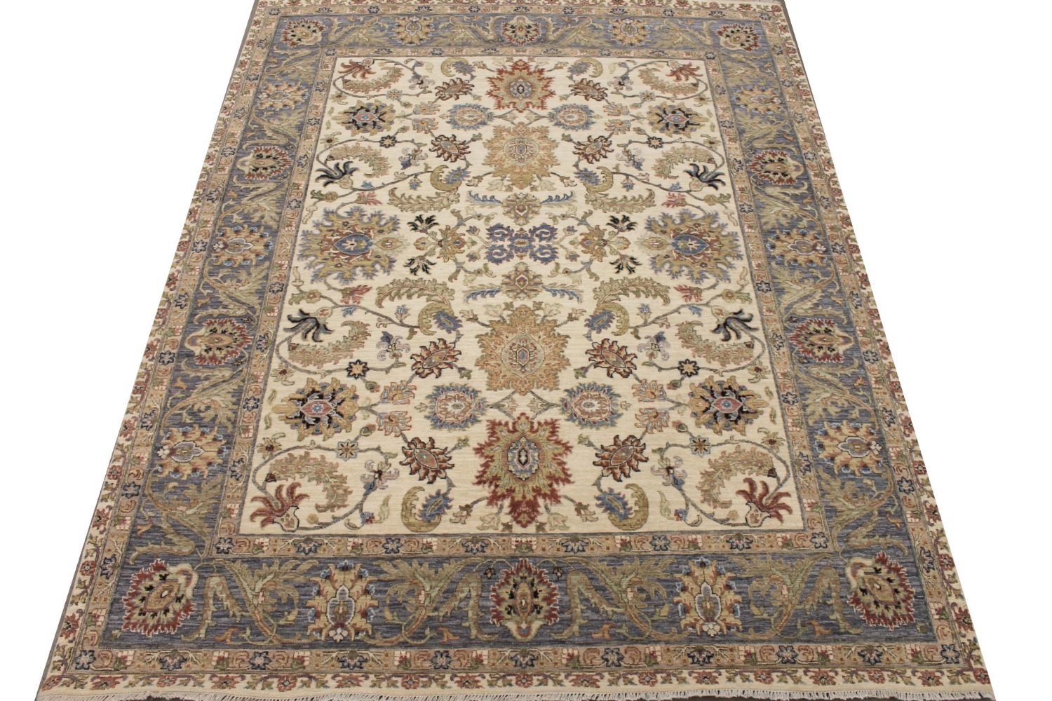 8x10 Traditional Hand Knotted Wool Area Rug - MR029386