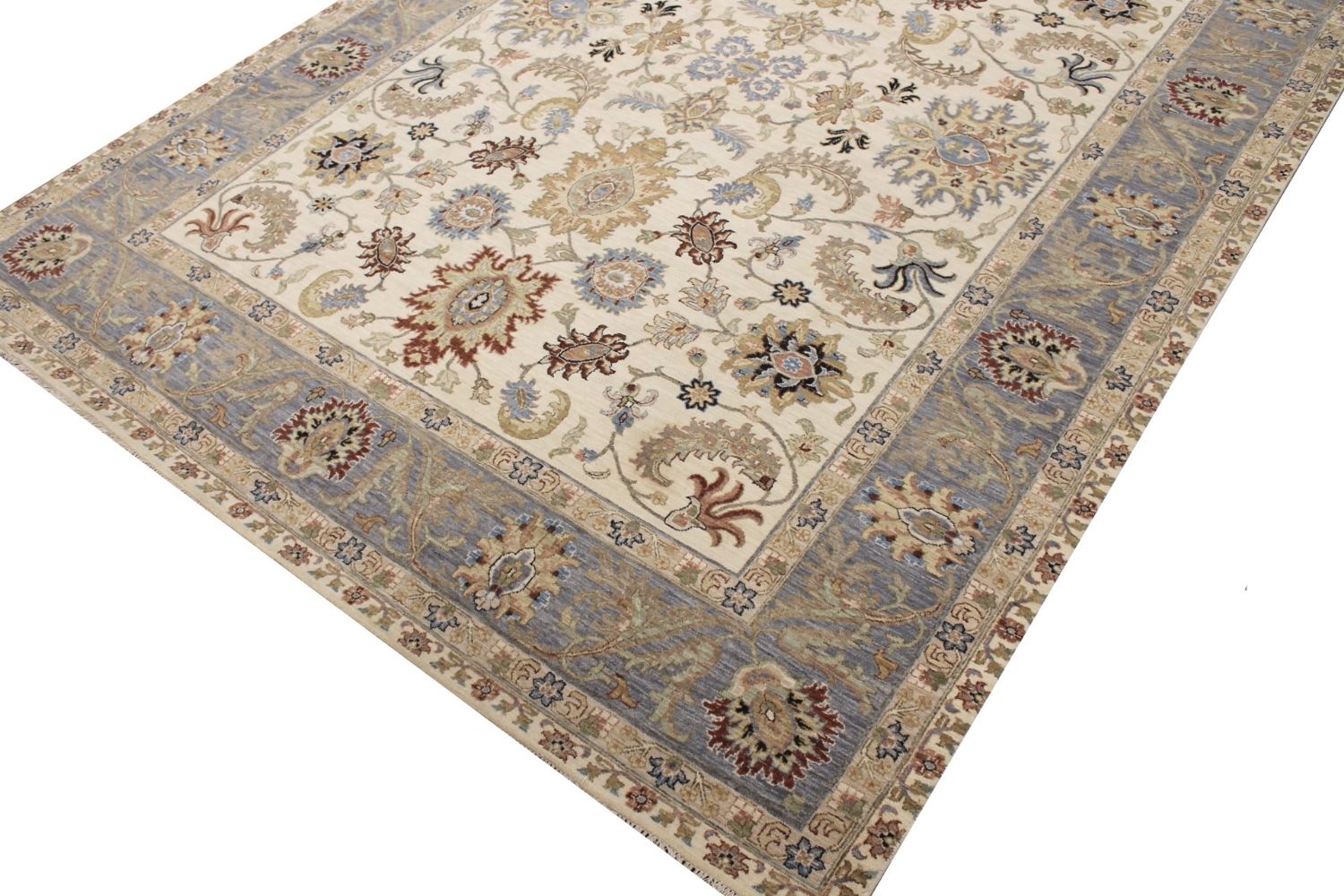 9x12 Traditional Hand Knotted Wool Area Rug - MR029399