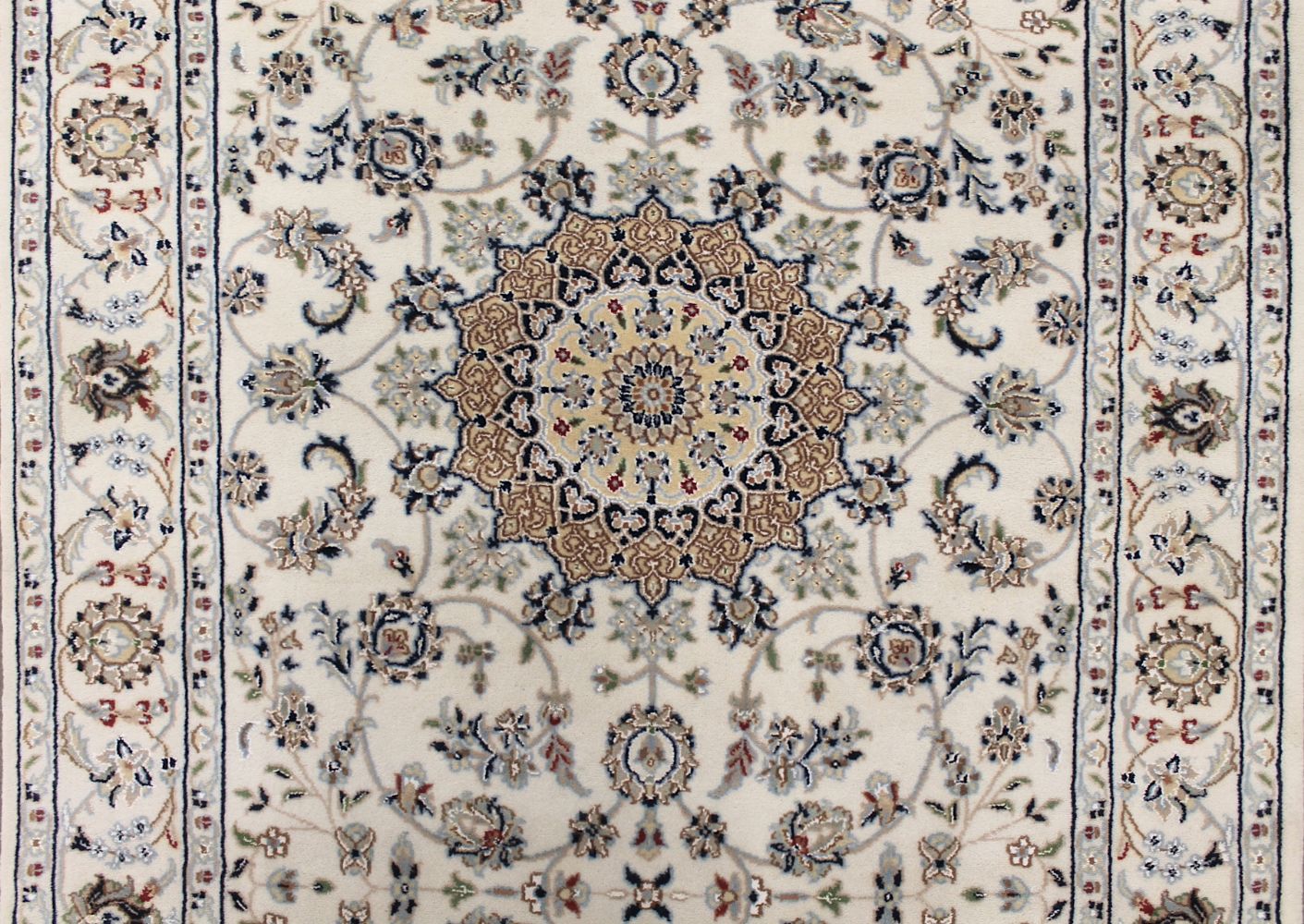 Wide Runner Traditional Hand Knotted Wool Area Rug - MR029412