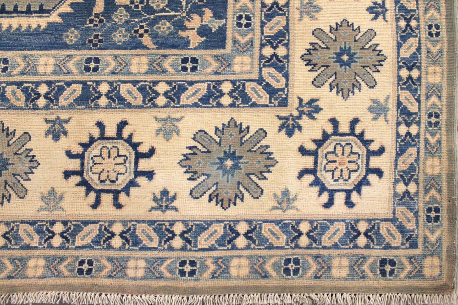 9x12 Kazak Hand Knotted Wool Area Rug - MR029514