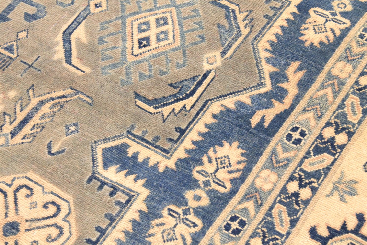 9x12 Kazak Hand Knotted Wool Area Rug - MR029514