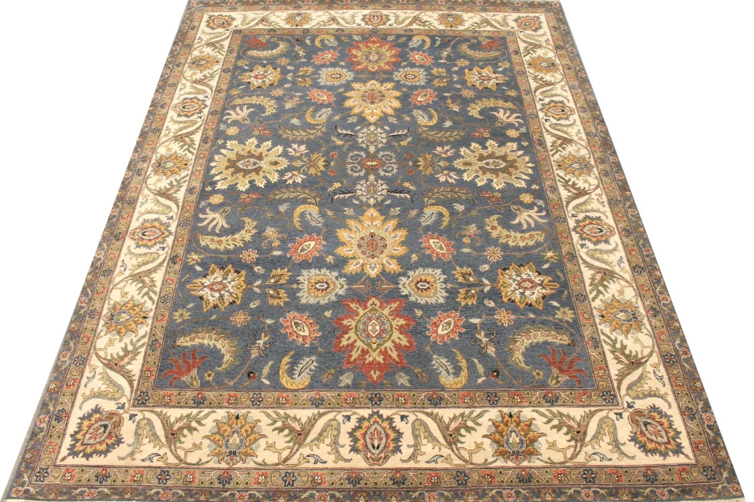 9x12 Traditional Hand Knotted Wool Area Rug - MR029578