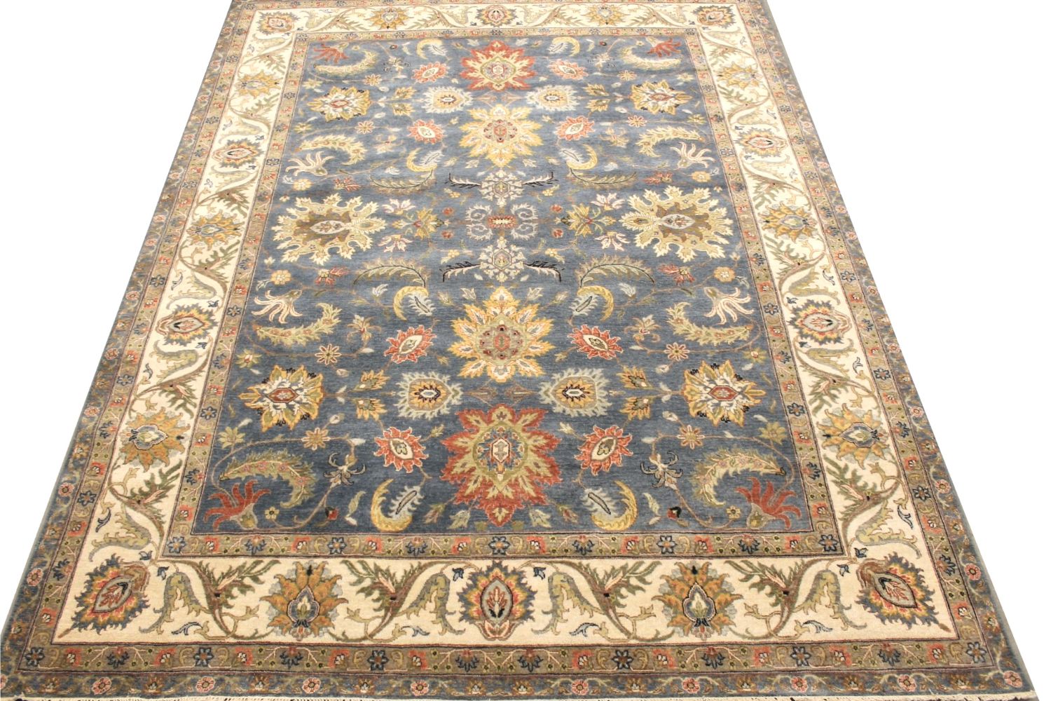 9x12 Traditional Hand Knotted Wool Area Rug - MR029578
