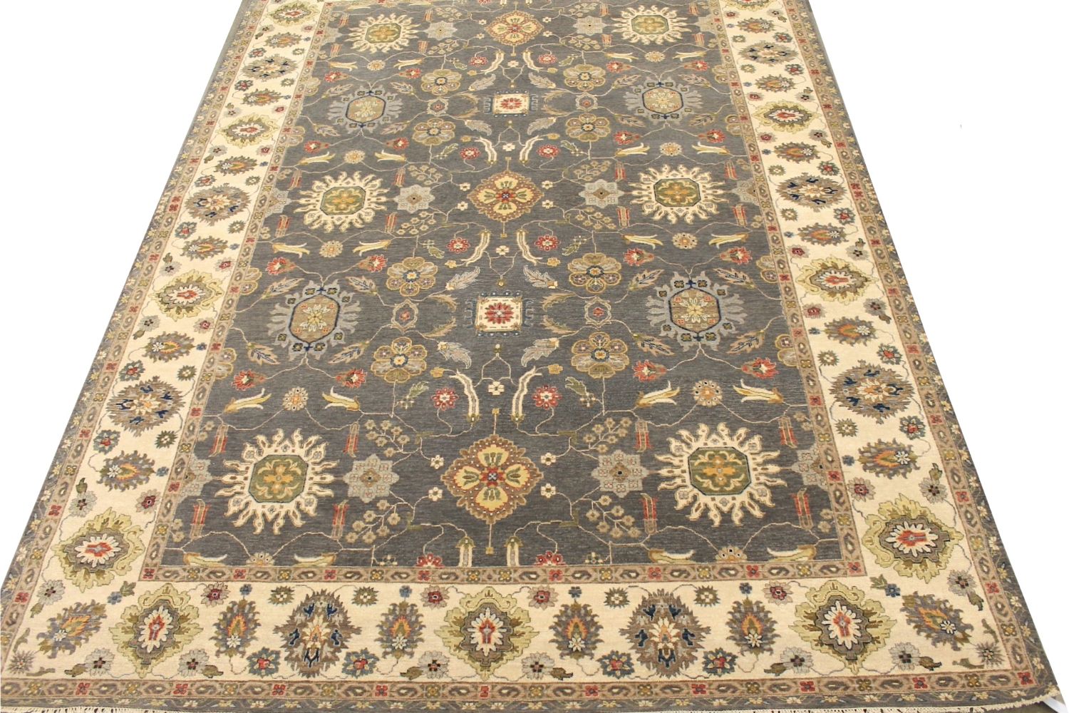 10x14 Traditional Hand Knotted Wool Area Rug - MR029580