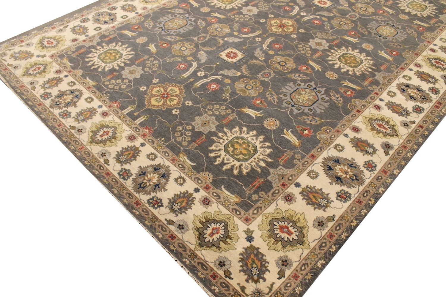 10x14 Traditional Hand Knotted Wool Area Rug - MR029580