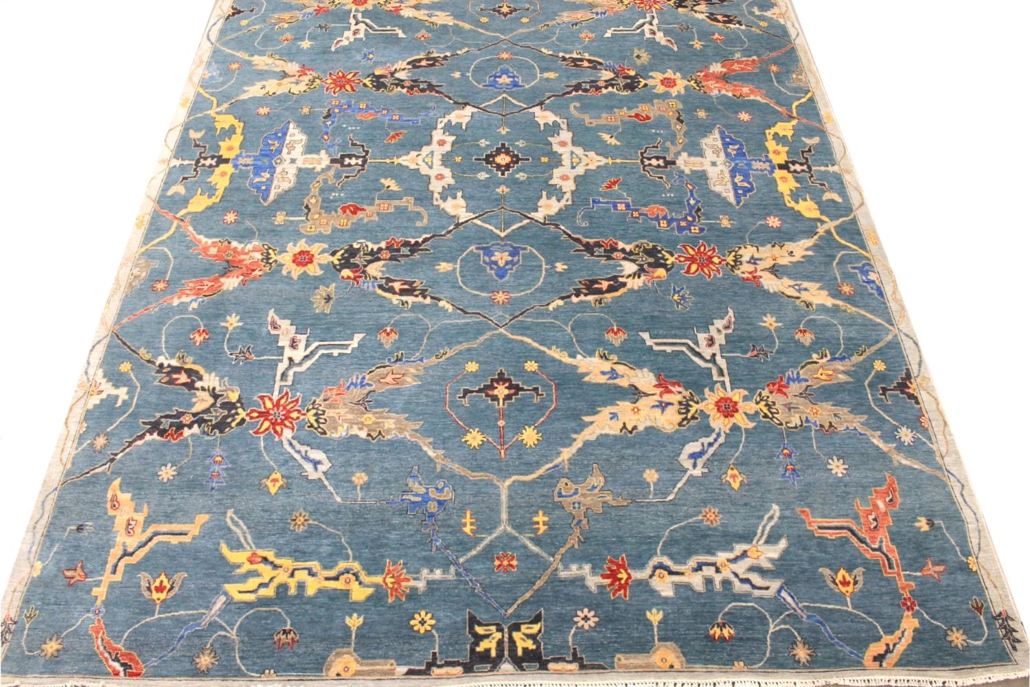 10x14 Traditional Hand Knotted Wool Area Rug - MR029581