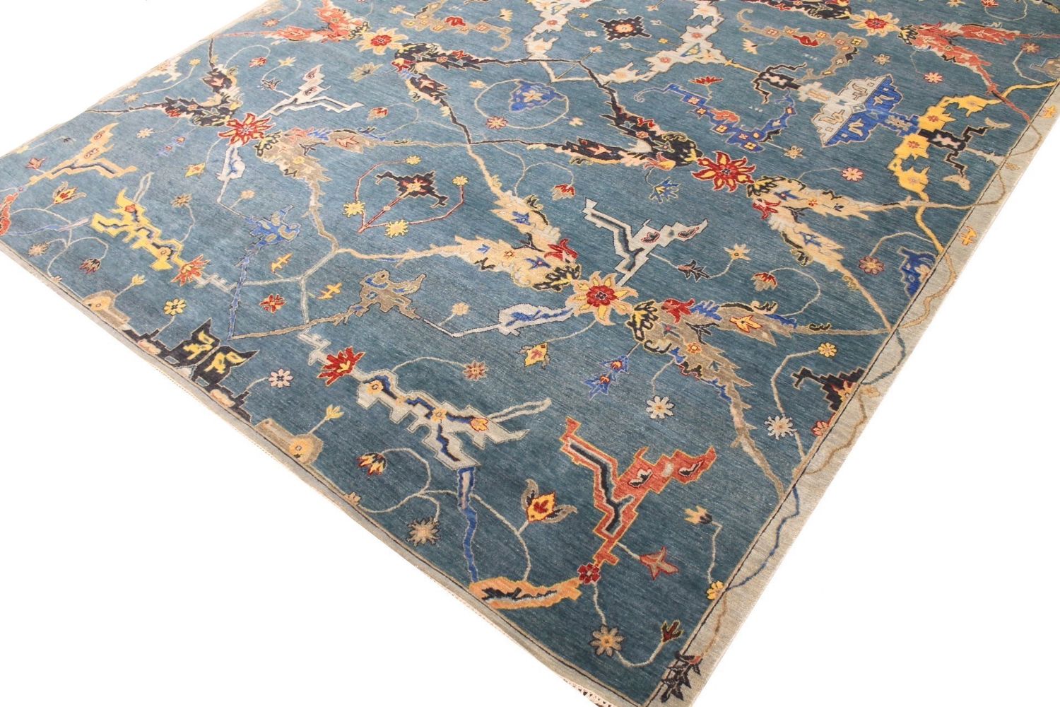 10x14 Traditional Hand Knotted Wool Area Rug - MR029581