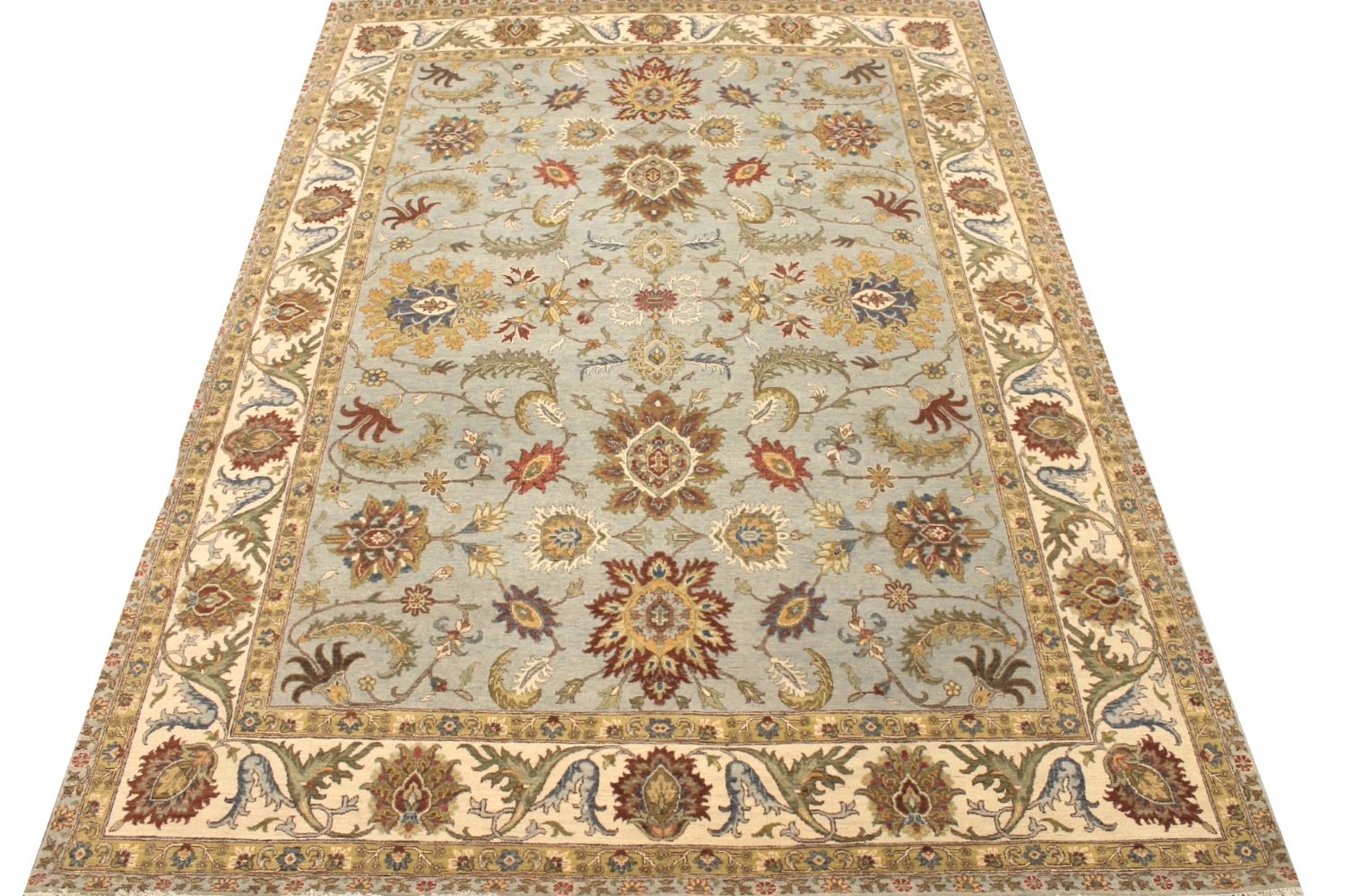 9x12 Traditional Hand Knotted Wool Area Rug - MR029582