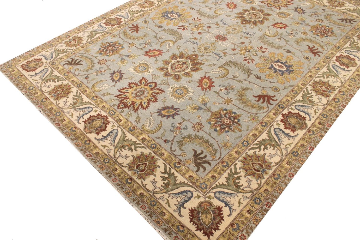 9x12 Traditional Hand Knotted Wool Area Rug - MR029582