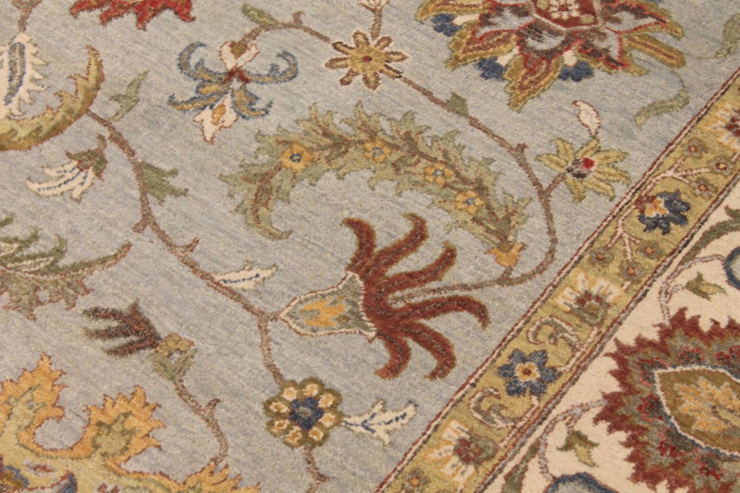 9x12 Traditional Hand Knotted Wool Area Rug - MR029582