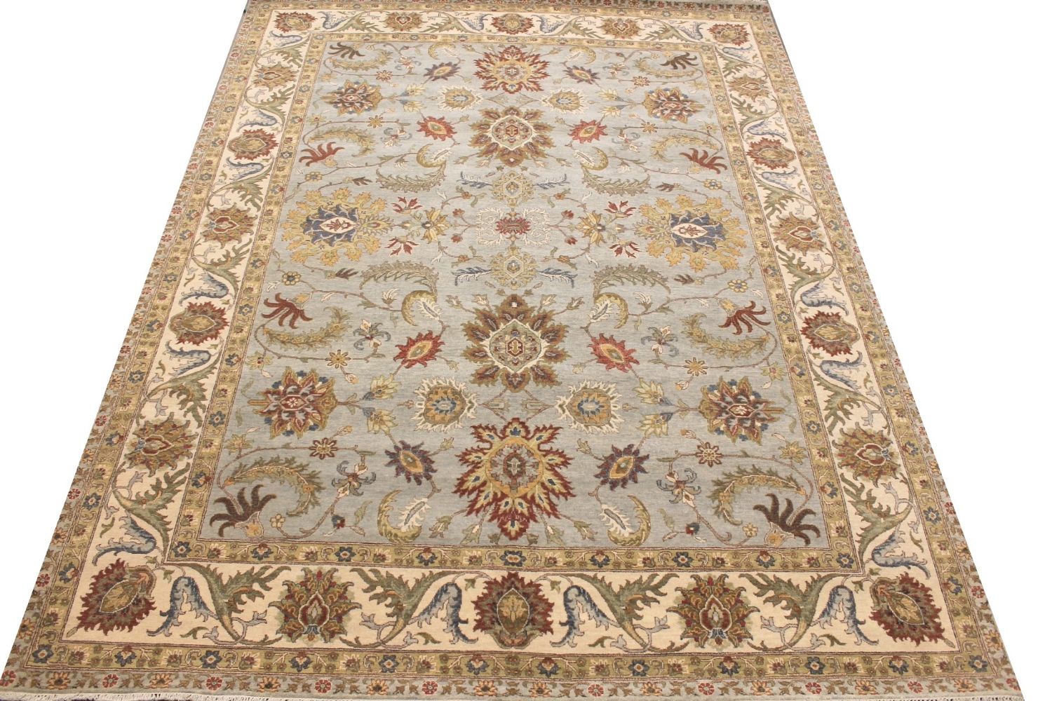 9x12 Traditional Hand Knotted Wool Area Rug - MR029582