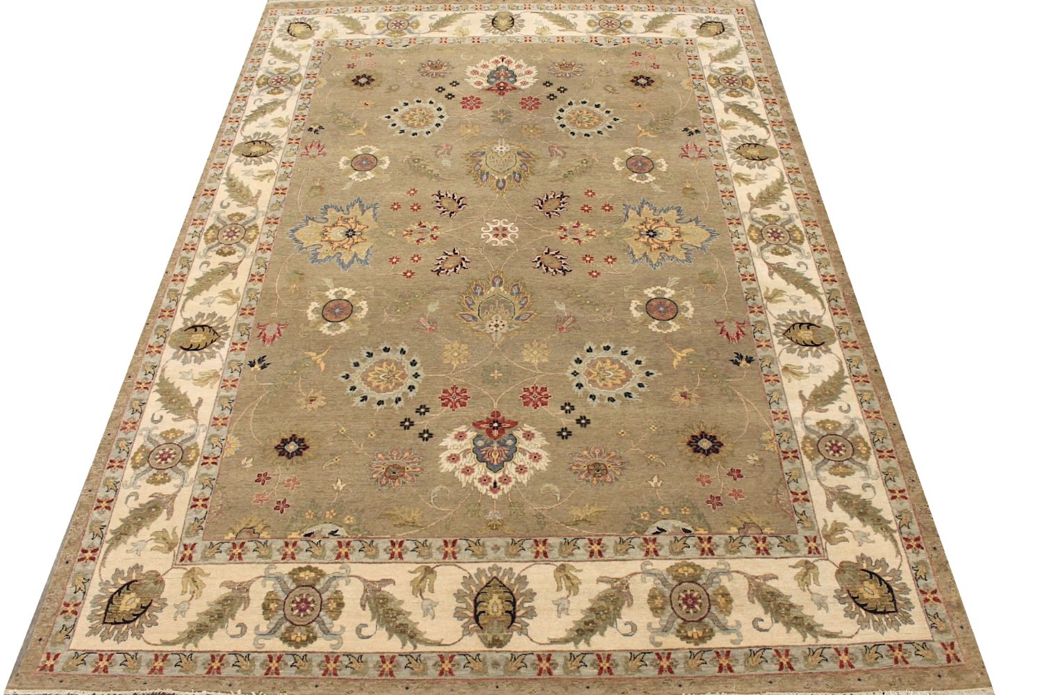 9x12 Traditional Hand Knotted Wool Area Rug - MR029583