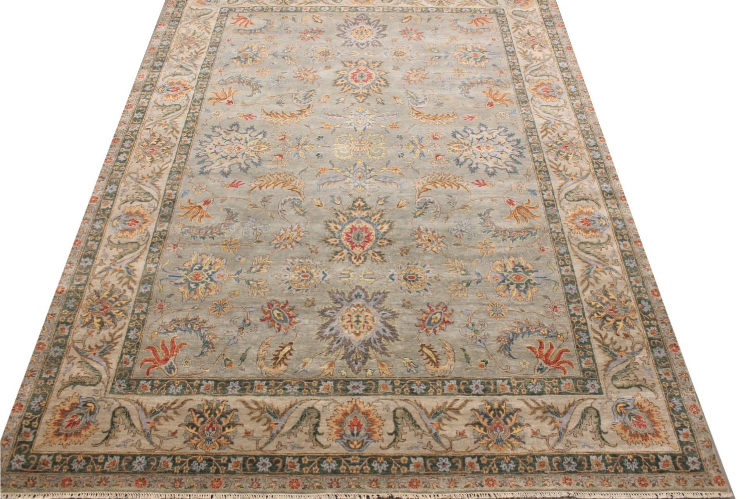 9x12 Traditional Hand Knotted Wool Area Rug - MR029584