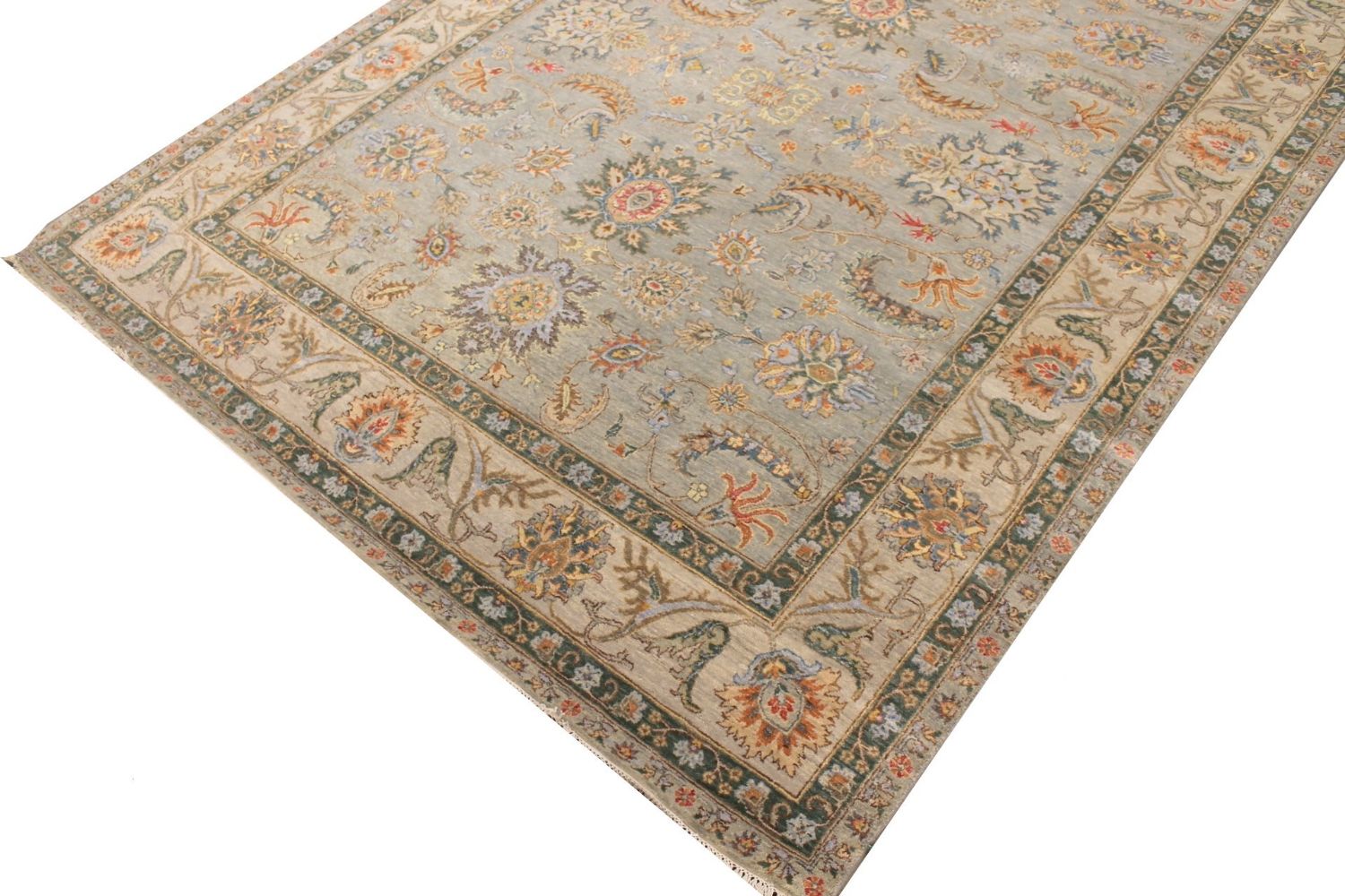 8x10 Traditional Hand Knotted Wool Area Rug - MR029588