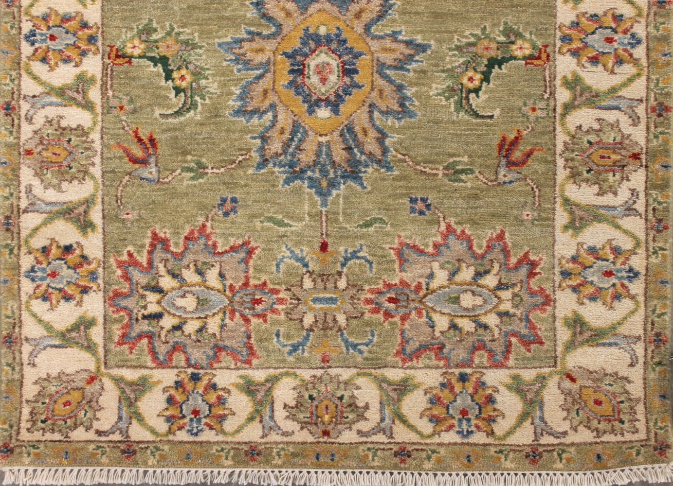 8 ft. Runner Traditional Hand Knotted Wool Area Rug - MR029597