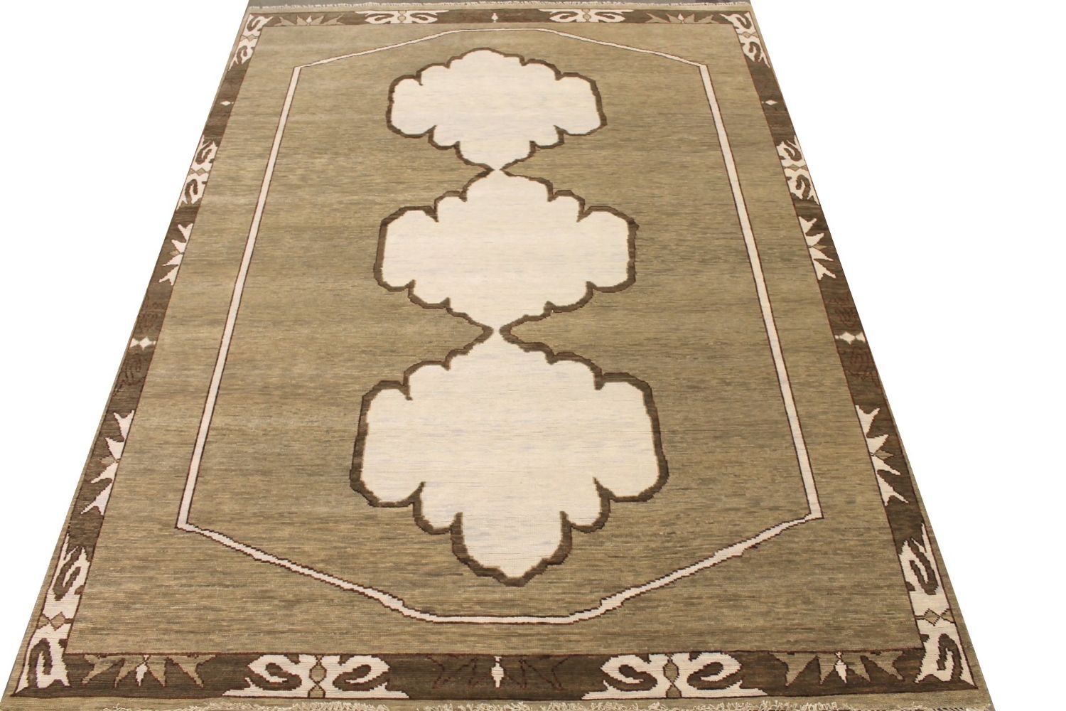 9x12 Tribal Hand Knotted Wool Area Rug - MR029599