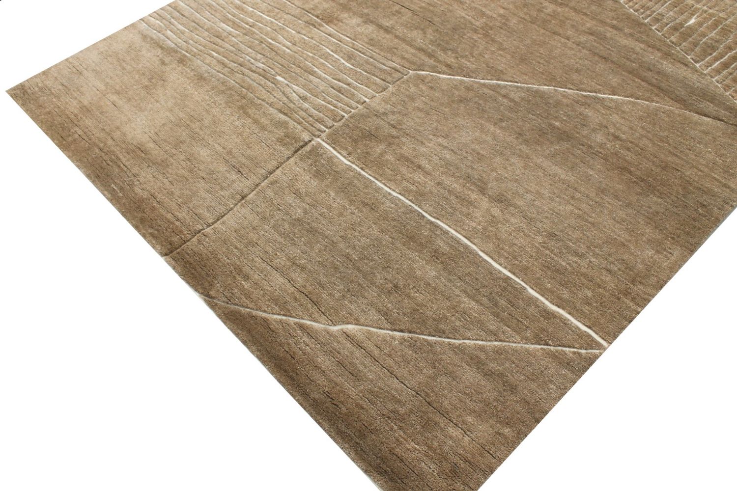 8x10 Casual Hand Knotted Wool Area Rug - MR029602