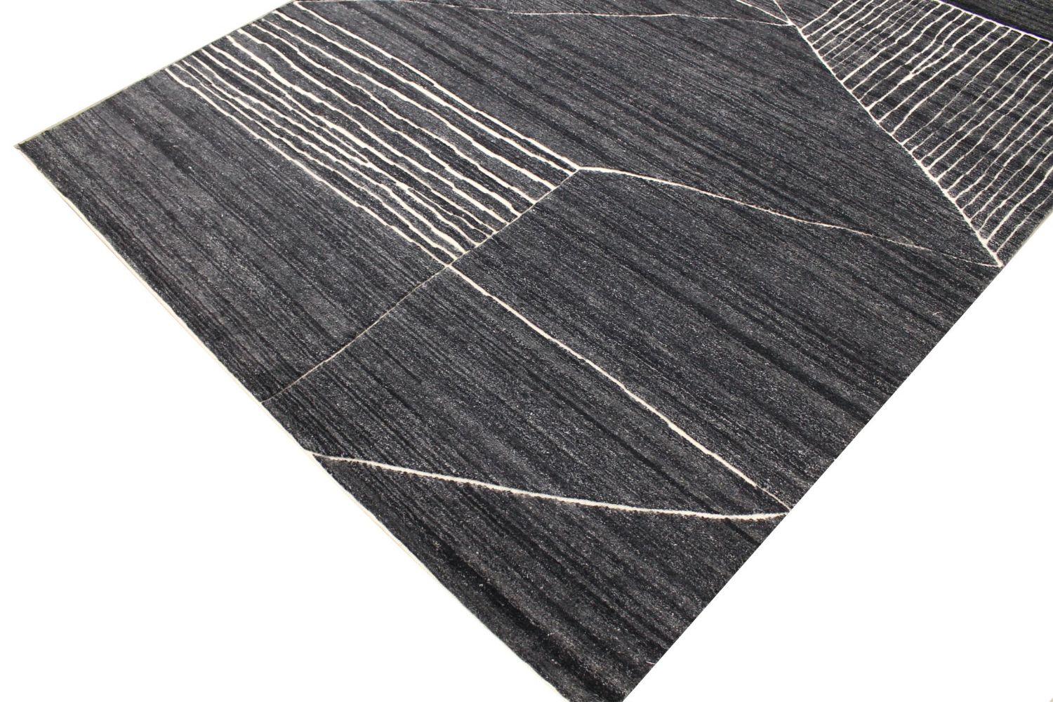 8x10 Casual Hand Knotted Wool Area Rug - MR029604