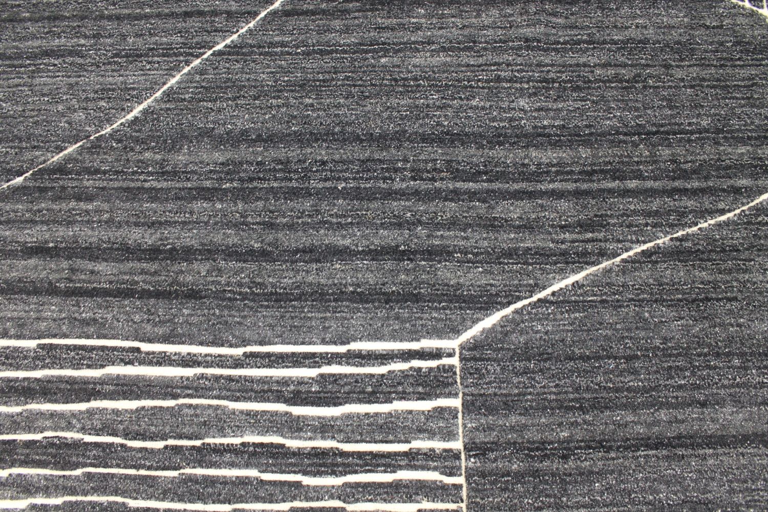 8x10 Casual Hand Knotted Wool Area Rug - MR029604