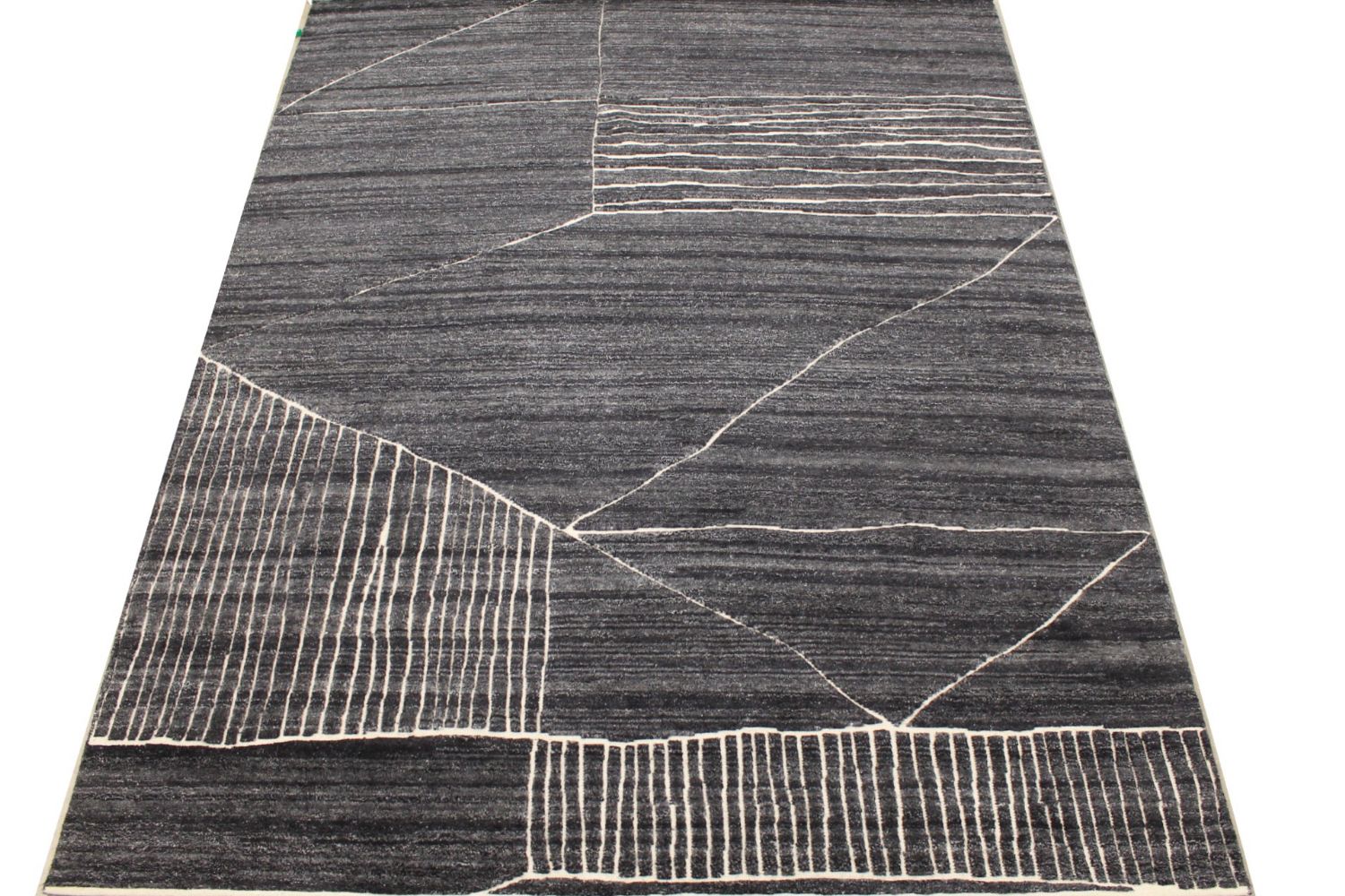 8x10 Casual Hand Knotted Wool Area Rug - MR029604