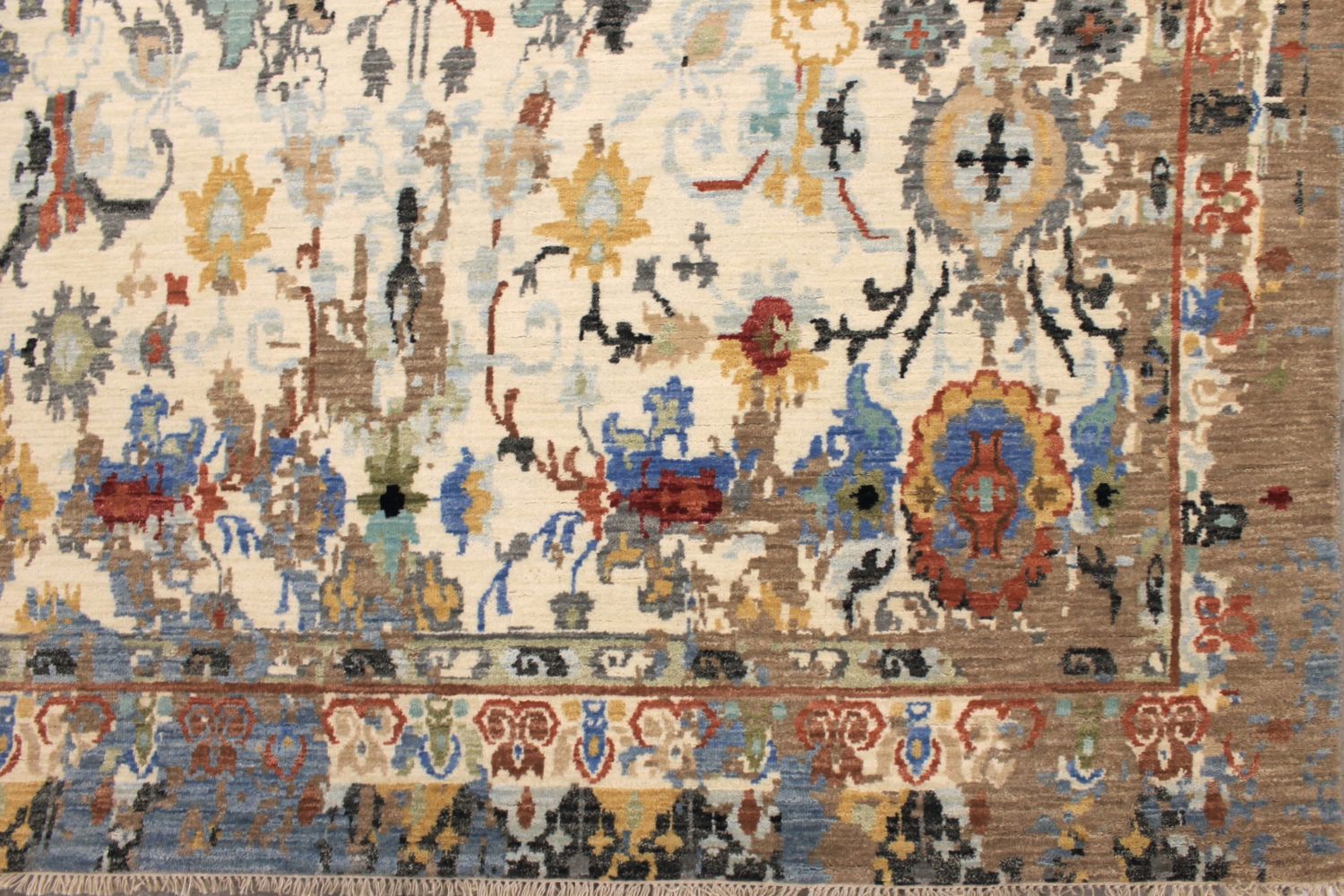 10x14 Transitional Hand Knotted Wool Area Rug - MR029610