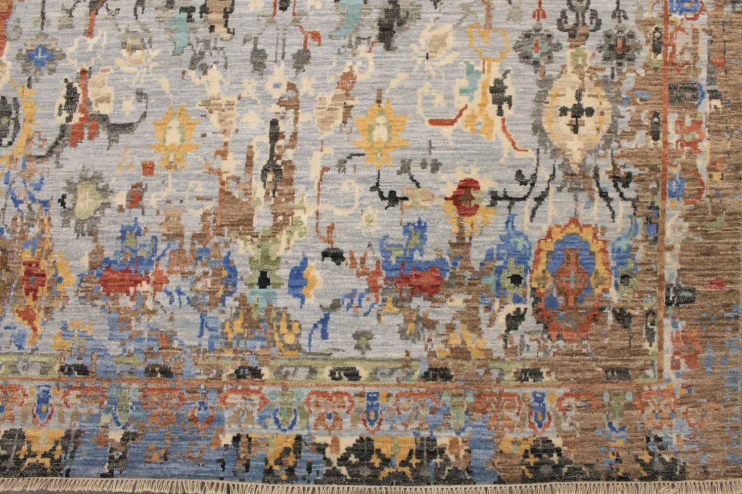 9x12 Transitional Hand Knotted Wool Area Rug - MR029611