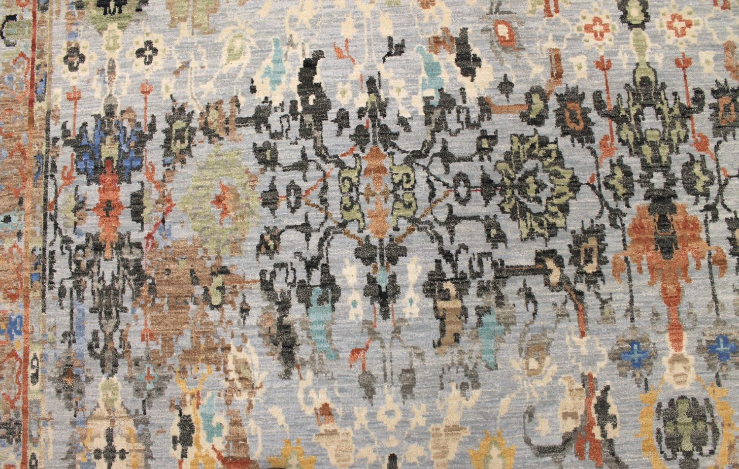 9x12 Transitional Hand Knotted Wool Area Rug - MR029611