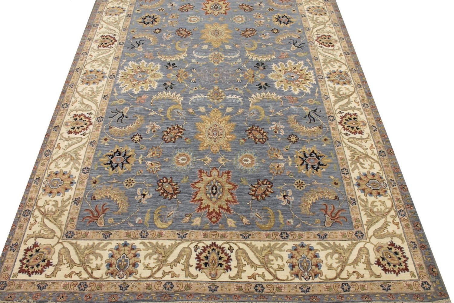 10x14 Traditional Hand Knotted Wool Area Rug - MR029614