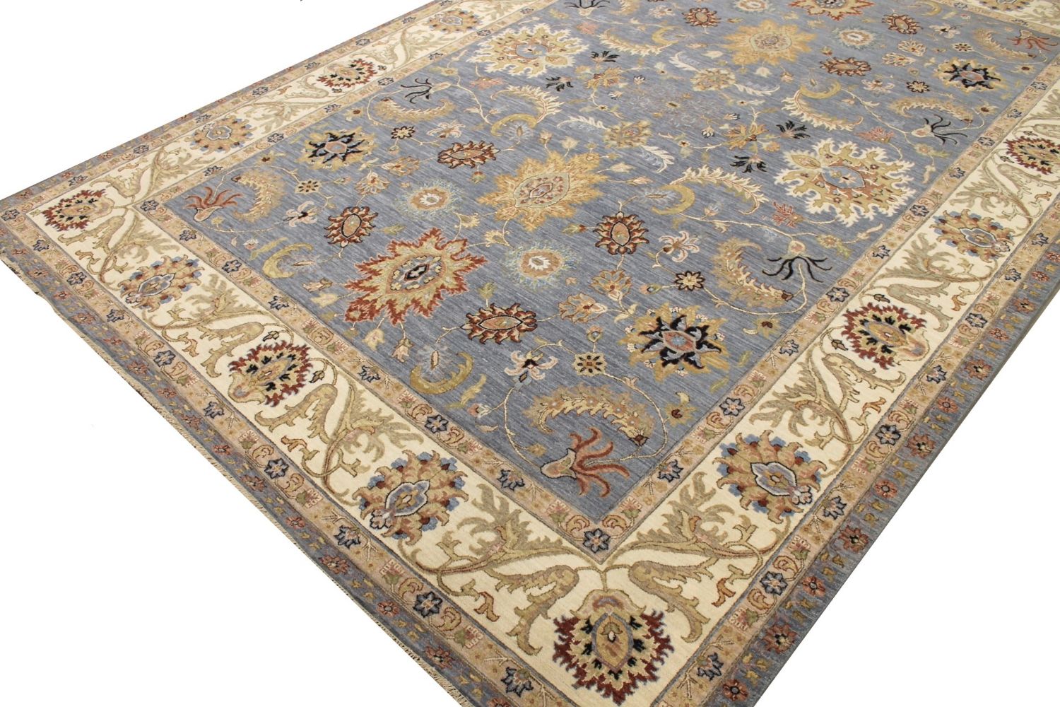 10x14 Traditional Hand Knotted Wool Area Rug - MR029614