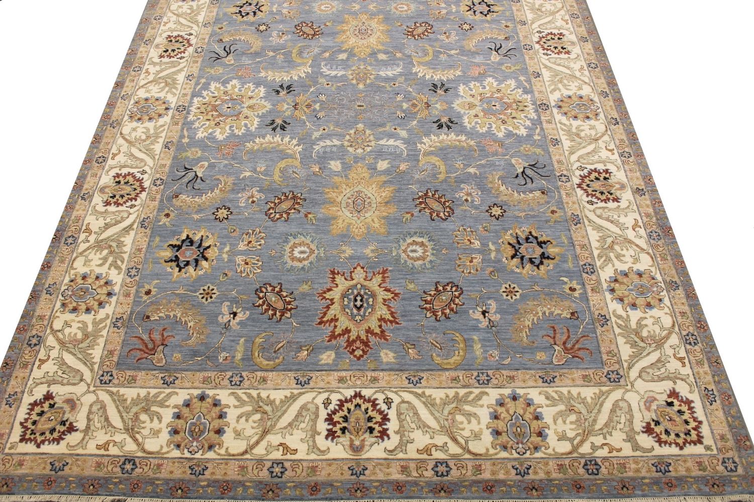 10x14 Traditional Hand Knotted Wool Area Rug - MR029614