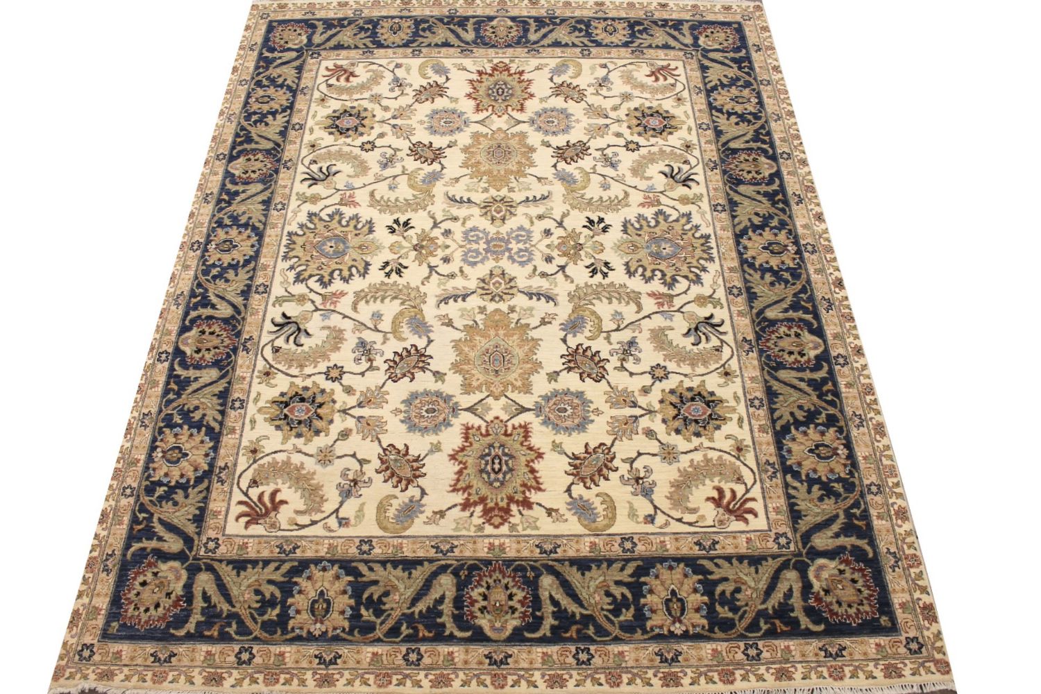 8x10 Traditional Hand Knotted Wool Area Rug - MR029615