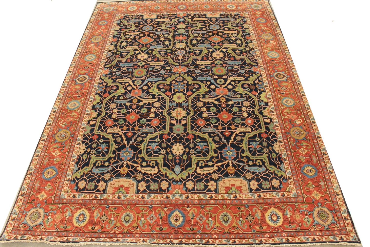 10x14 Heriz/Serapi Hand Knotted Wool Area Rug - MR029621