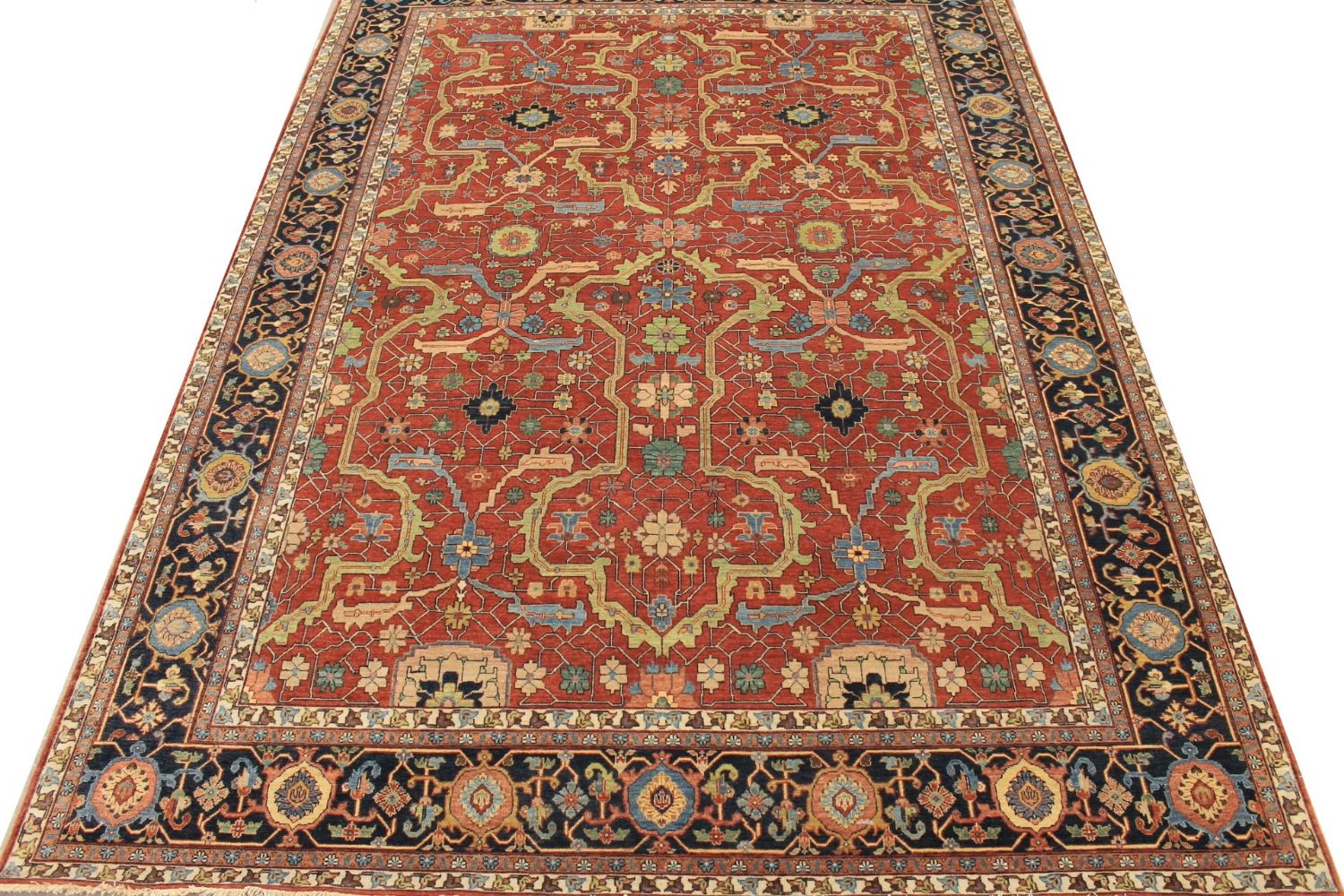 10x14 Heriz/Serapi Hand Knotted Wool Area Rug - MR029622
