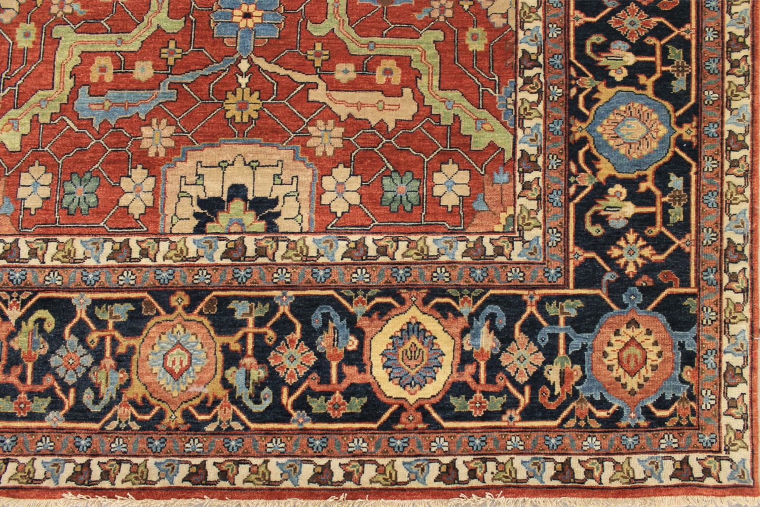 10x14 Heriz/Serapi Hand Knotted Wool Area Rug - MR029622